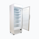 Upright Display Fridge - 659L - 1 Door - Flat Glass - Lighbox