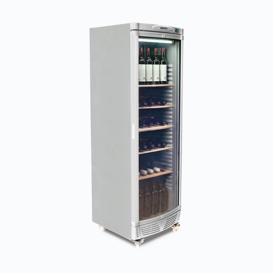 Wine Fridge - 372L - 1 Door - Curved Glass WC0400C-NR