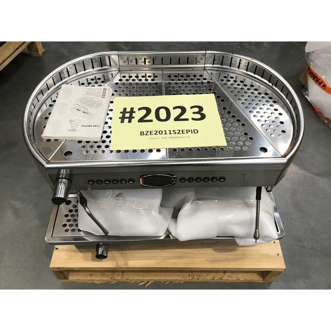 Ex-Showroom: Bezzera Modern 2 Group Ellisse Espresso Coffee Machine - BZE2011S2EPID-NSW2023