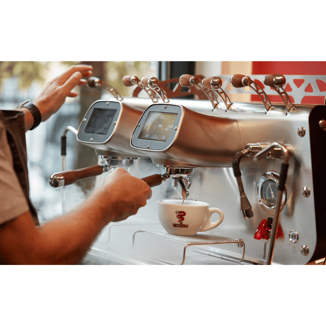 Bezzera VICTORIA Black 2-Group Professional Espresso Machine - BZVICTORIA2B