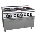 Fagor Kore 700 Series Electric 6 Burners with oven  C-E761