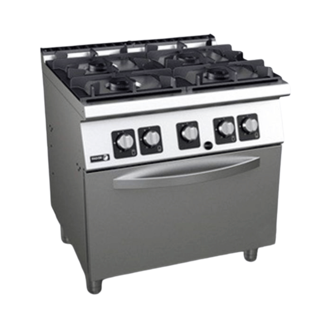 Fagor Kore 700 4 Burner Gas Range with Gas Oven - C-G741H