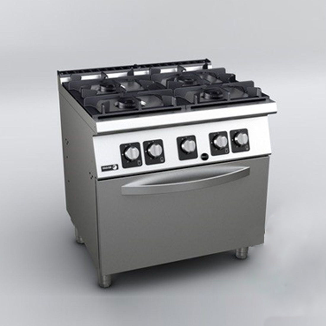 Fagor Kore 700 4 Burner Gas Range with Gas Oven - C-G741H