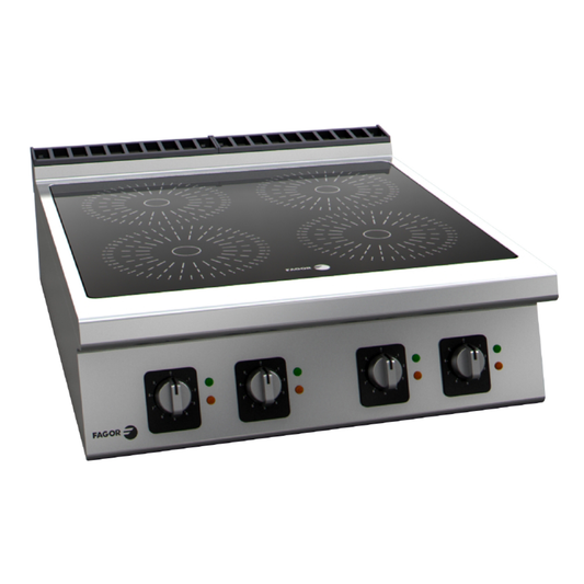 Fagor Kore 900 Series 800mm 4 Zone Induction Cooktop - C-I945