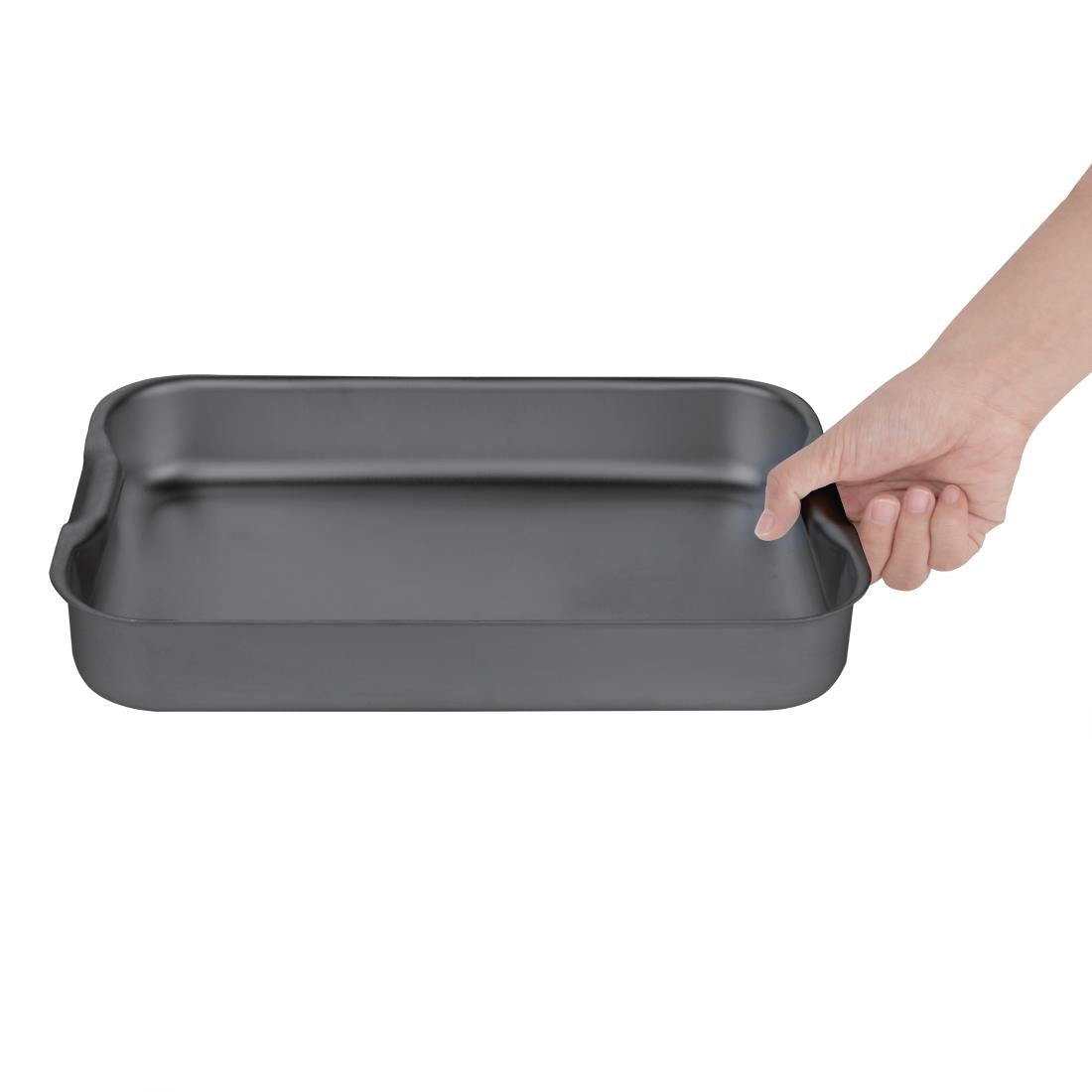 Vogue Baking Dish Hard Anodised - 325x225x45mm12 3/4x8 1/2 x1 3/4"