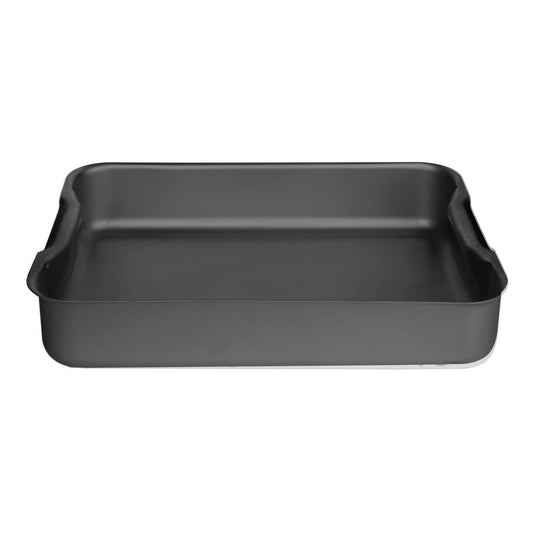 Vogue Baking Dish Hard Anodised - 370x265x70mm 14 1/2x10 1/2x2 3/4"