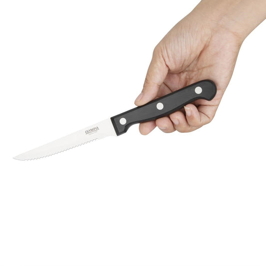 Steak Knives Black - 4 1/2" (Box 12)