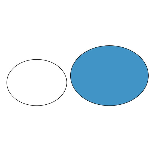 Olympia Kristallon Food Compartment Tray Large White (Pack 10)