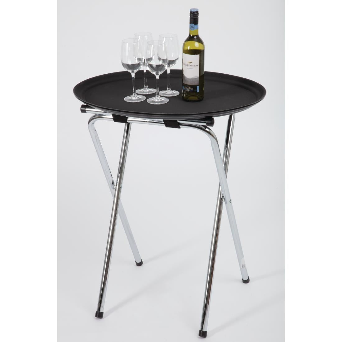 EDLP - Chrome Folding Tray Stand