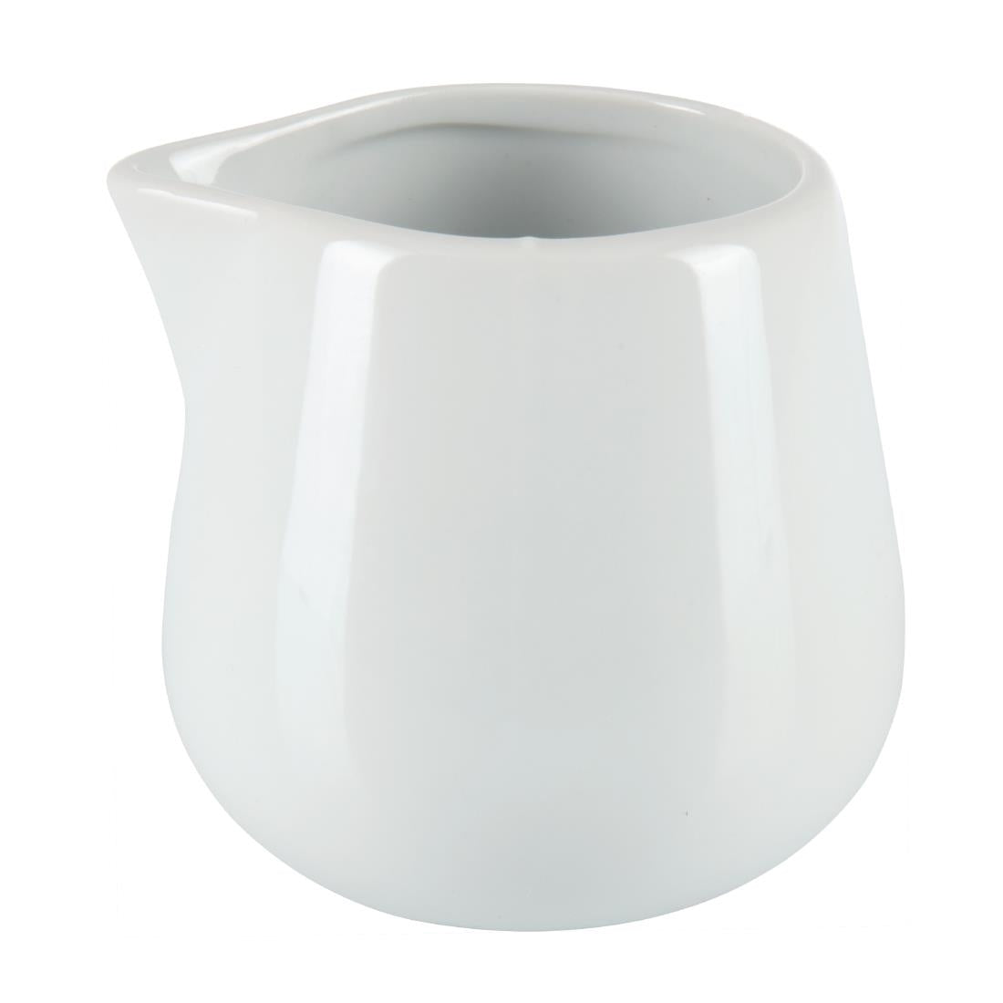 Olympia Whiteware Cream/Milk Jug - 8oz (Box 12)