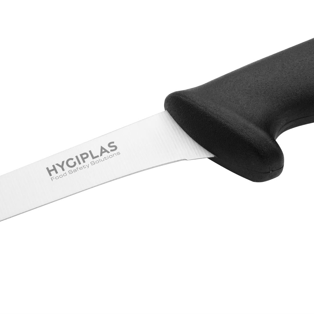 Hygiplas Boning Knife Stiff Blade Black - 5"