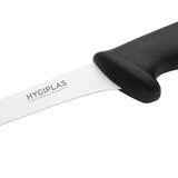 Hygiplas Boning Knife Stiff Blade Black - 5"