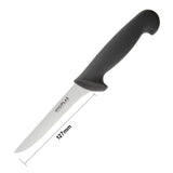 Hygiplas Boning Knife Stiff Blade Black - 5"