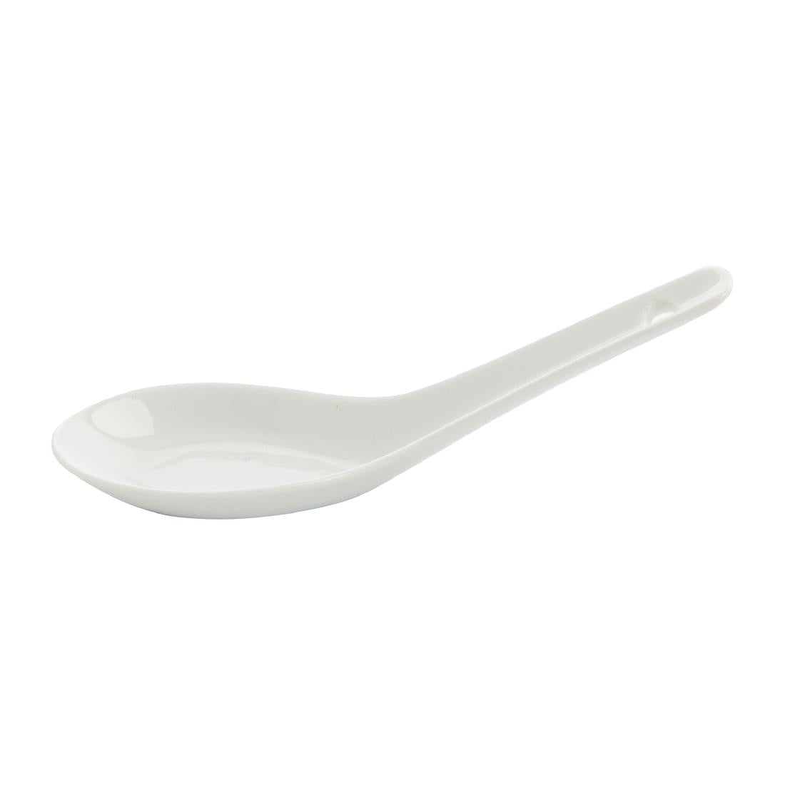 Olympia Whiteware Rice Spoon (Box 24)