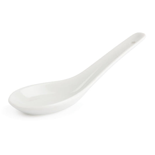 Olympia Whiteware Rice Spoon (Box 24)