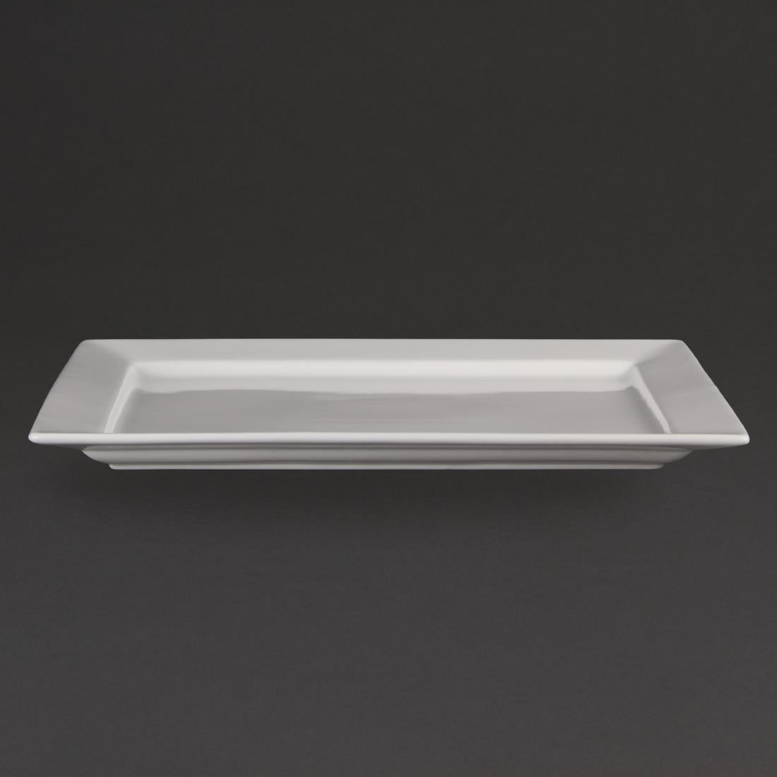 Olympia Wide Rim Rectangular Platter 400x295mm 15 3/4 x 11 1/2" (Single)