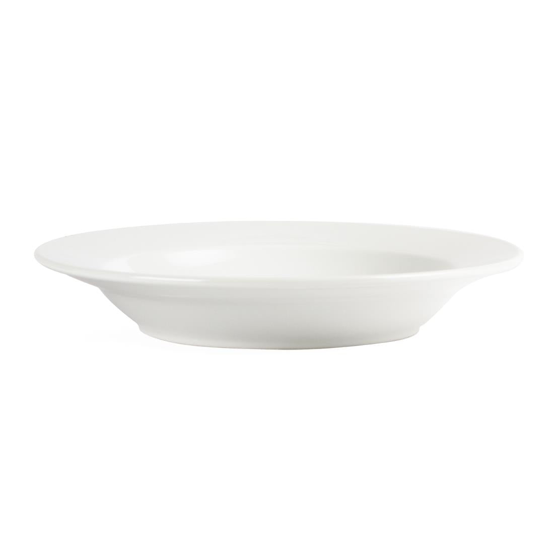 Olympia Whiteware Deep Plate - 27cm 10.75" (Box 6)