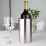 EDLP - Olympia Double Wall Wine Cooler Brushed Stainless Steel 200x120mm