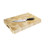 Vogue Rectangular Wooden Chopping Board Medium - 455x305x45mm 18x12x1 3/4"