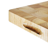 Vogue Rectangular Wooden Chopping Board Medium - 455x305x45mm 18x12x1 3/4"