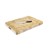 Vogue Rectangular Wooden Chopping Board Large - 610x455x45mm 24x18x1 3/4"