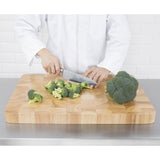 Vogue Rectangular Wooden Chopping Board Large - 610x455x45mm 24x18x1 3/4"