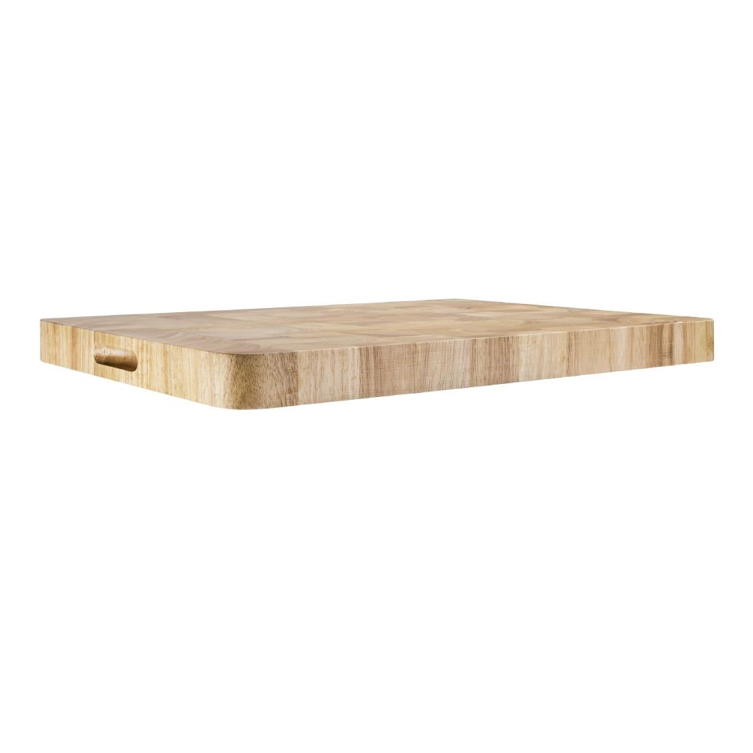 Vogue Rectangular Wooden Chopping Board Large - 610x455x45mm 24x18x1 3/4"