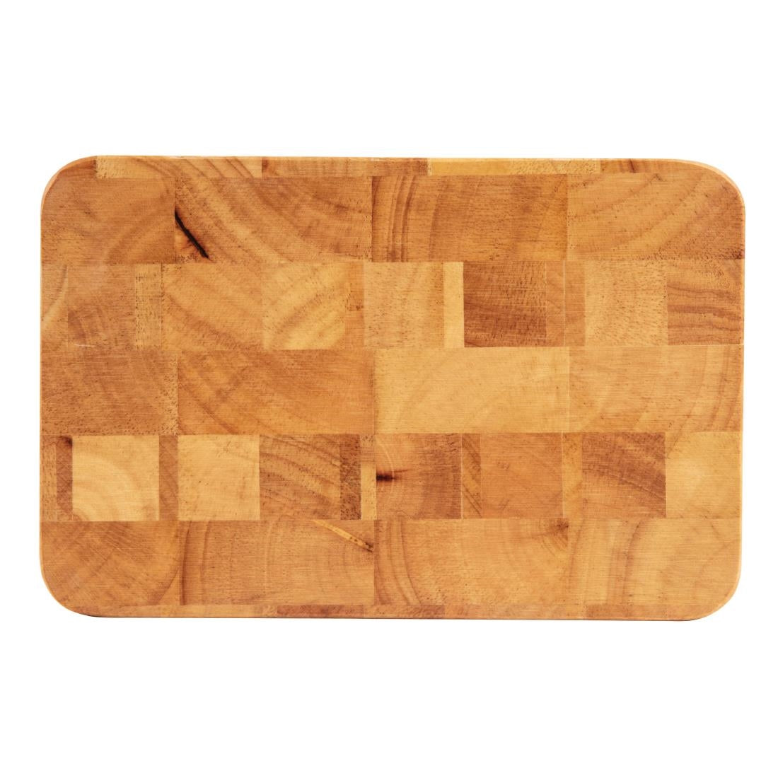 Vogue Rectangular Wooden Chopping Board Small - 230x150x25mm 9x6x1"