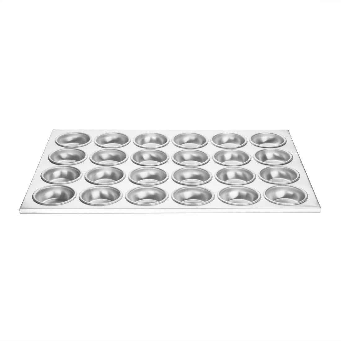 Vogue Aluminium Muffin Tray 24 Hole - 360x520x35mm 14x20 1/2x 1 1/4"