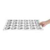 Vogue Aluminium Muffin Tray 24 Hole - 360x520x35mm 14x20 1/2x 1 1/4"