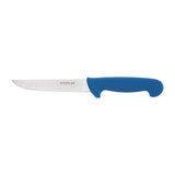 Hygiplas Boning Knife Stiff Blade Blue - 6"