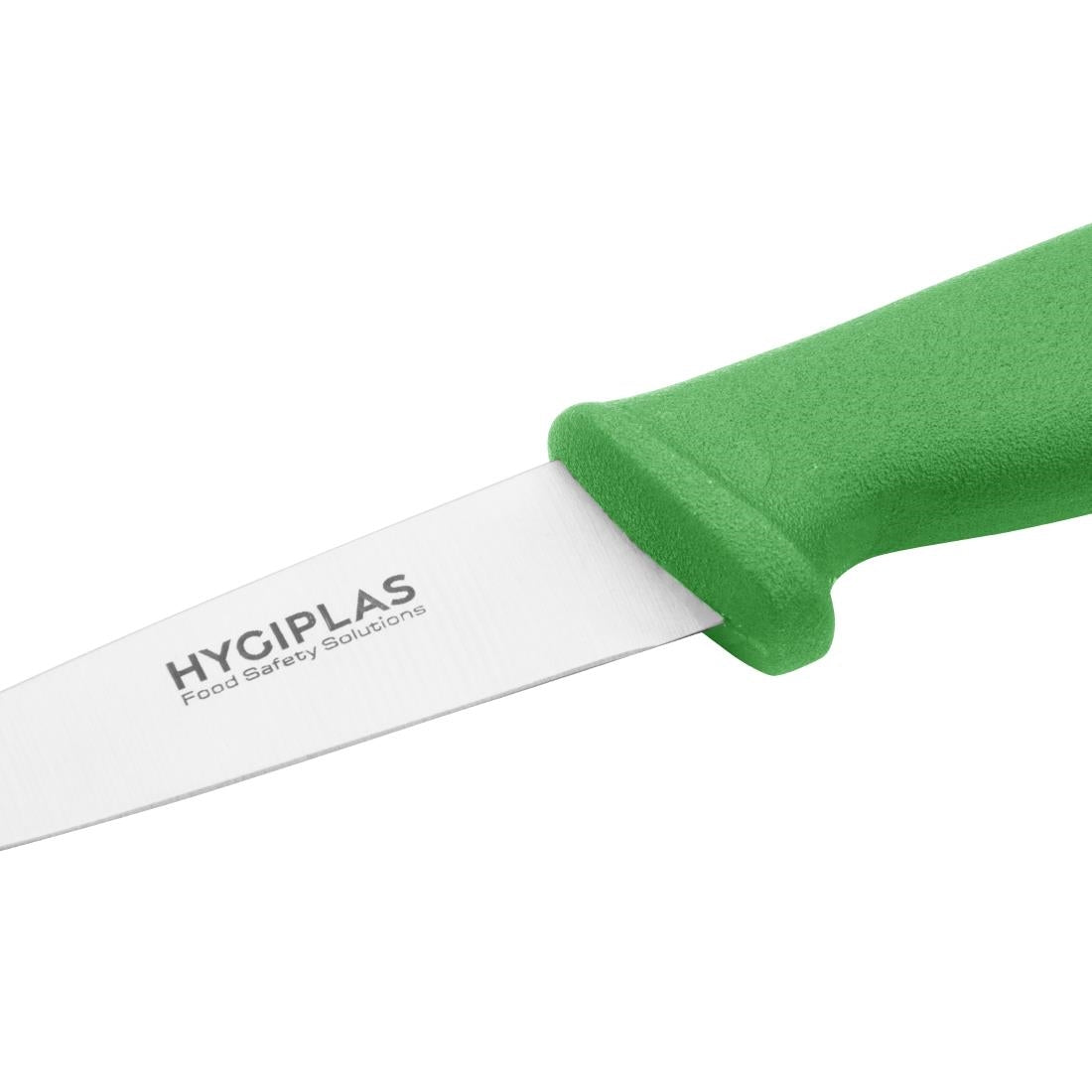 Hygiplas Paring Knife Green - 3 1/2"