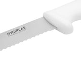 Hygiplas Bread Knife White - 8"