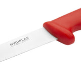 Hygiplas Boning Knife Stiff Blade Red - 6"