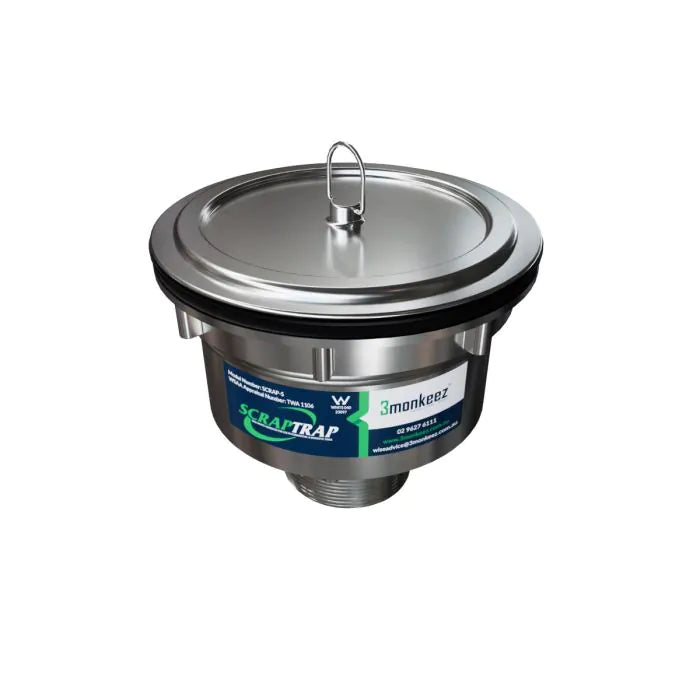 Cast Stainless Sink Waste Arrestor (127mm) Scrap-S
