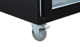 Thermaster Double Door Upright Display Fridge (Black) - SUCG1000B
