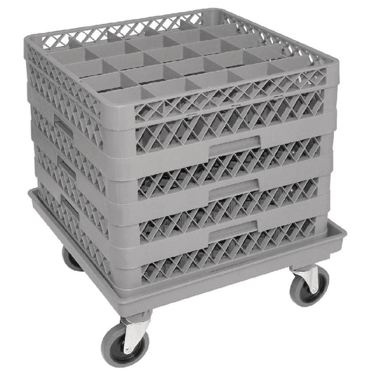 Vogue Dishwasher Rack Dolly 40kg - 538x538mm 21 1/5 x 21 1/5"