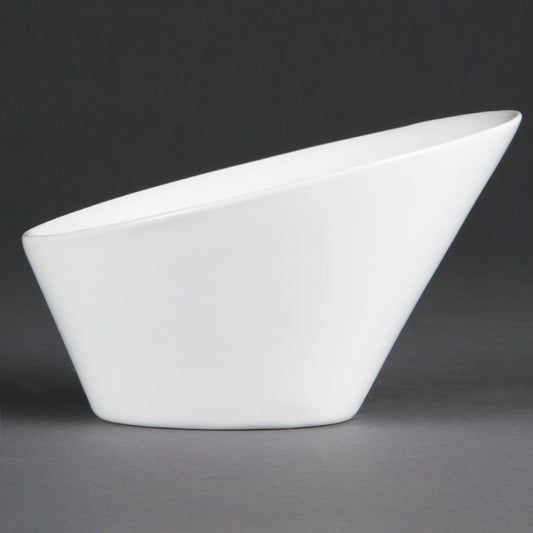 Olympia Whiteware Oval Sloping Bowl 153mm 6" (Box 4)