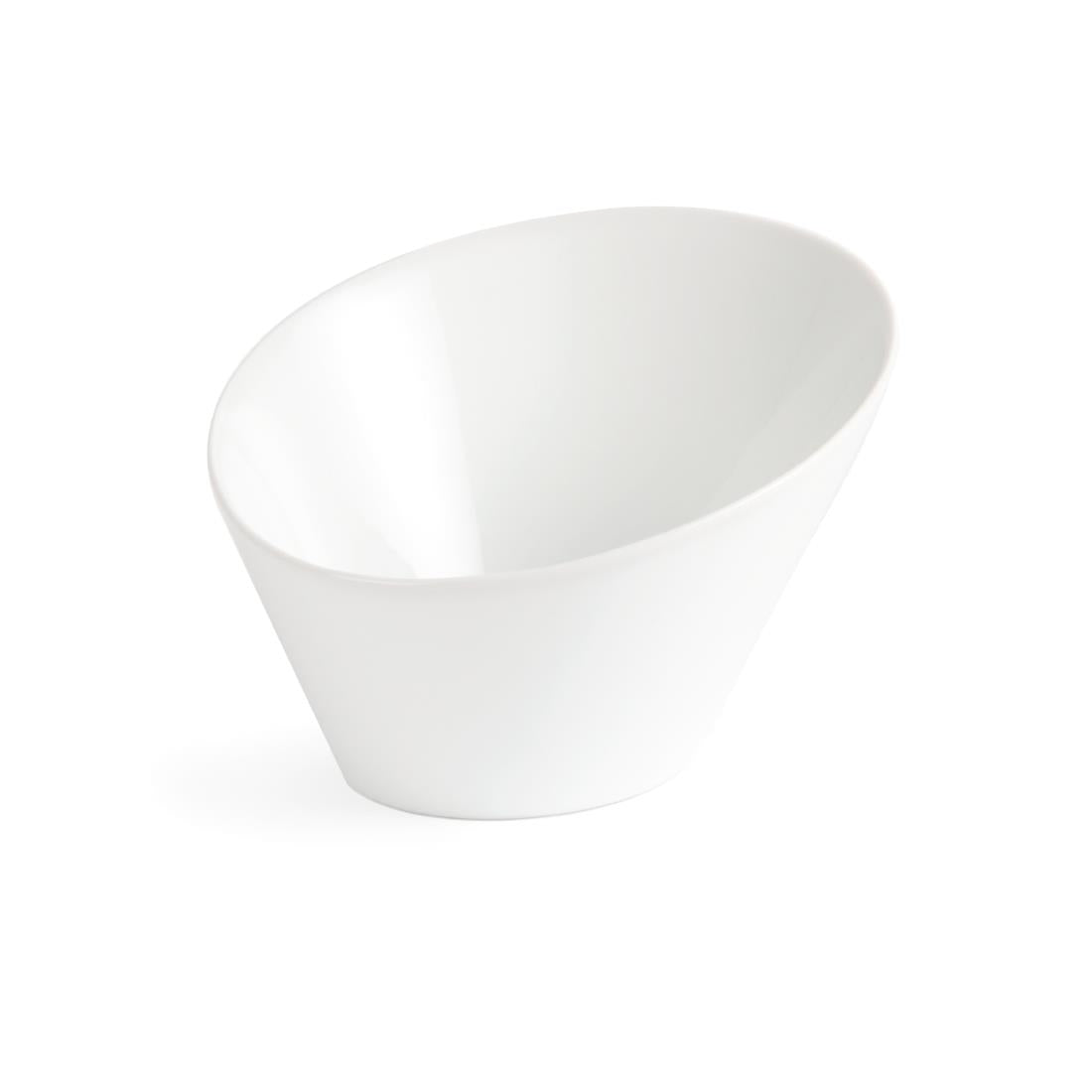 Olympia Whiteware Oval Sloping Bowl 153mm 6" (Box 4)