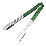 EDLP - Hygiplas Colour Coded Serving Tong Green - 300mm