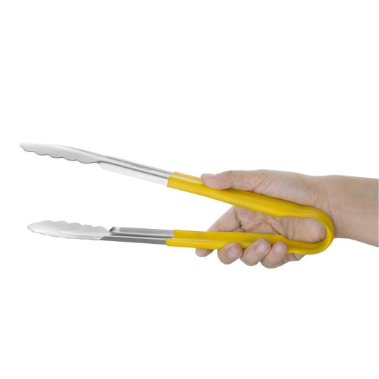 EDLP - Hygiplas Colour Coded Serving Tong Yellow - 300mm