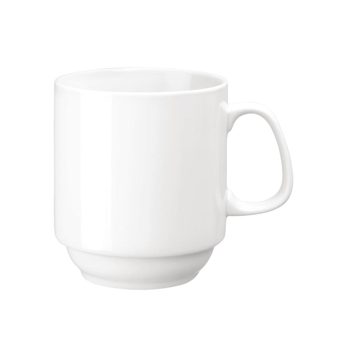 Olympia Whiteware Stacking Mug - 10oz (Box 12)