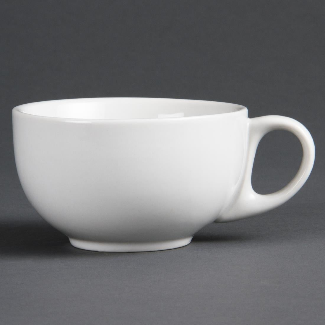 Olympia Whiteware Cappuccino Cup - 10oz (Box 12)