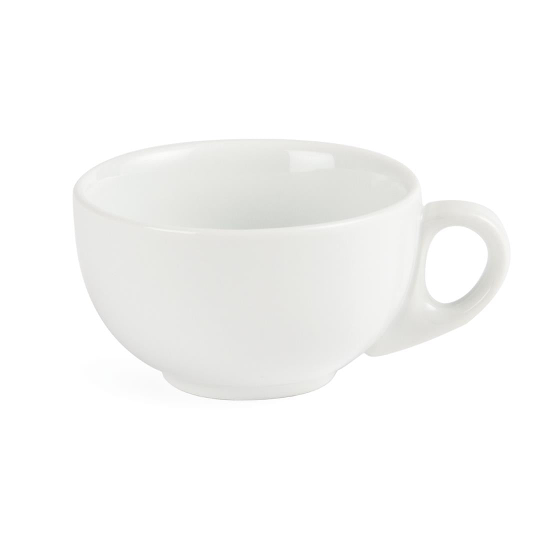 Olympia Whiteware Cappuccino Cup - 10oz (Box 12)