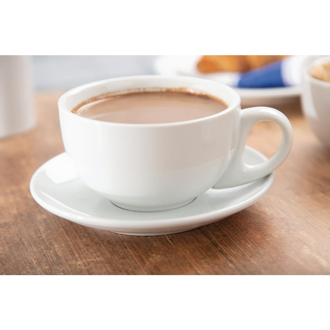 Olympia Whiteware Cappuccino Cup - 10oz (Box 12)