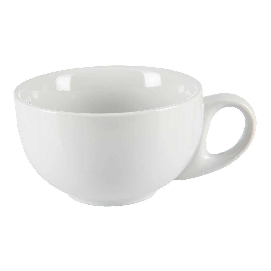 Olympia Whiteware Cappuccino Cup - 10oz (Box 12)