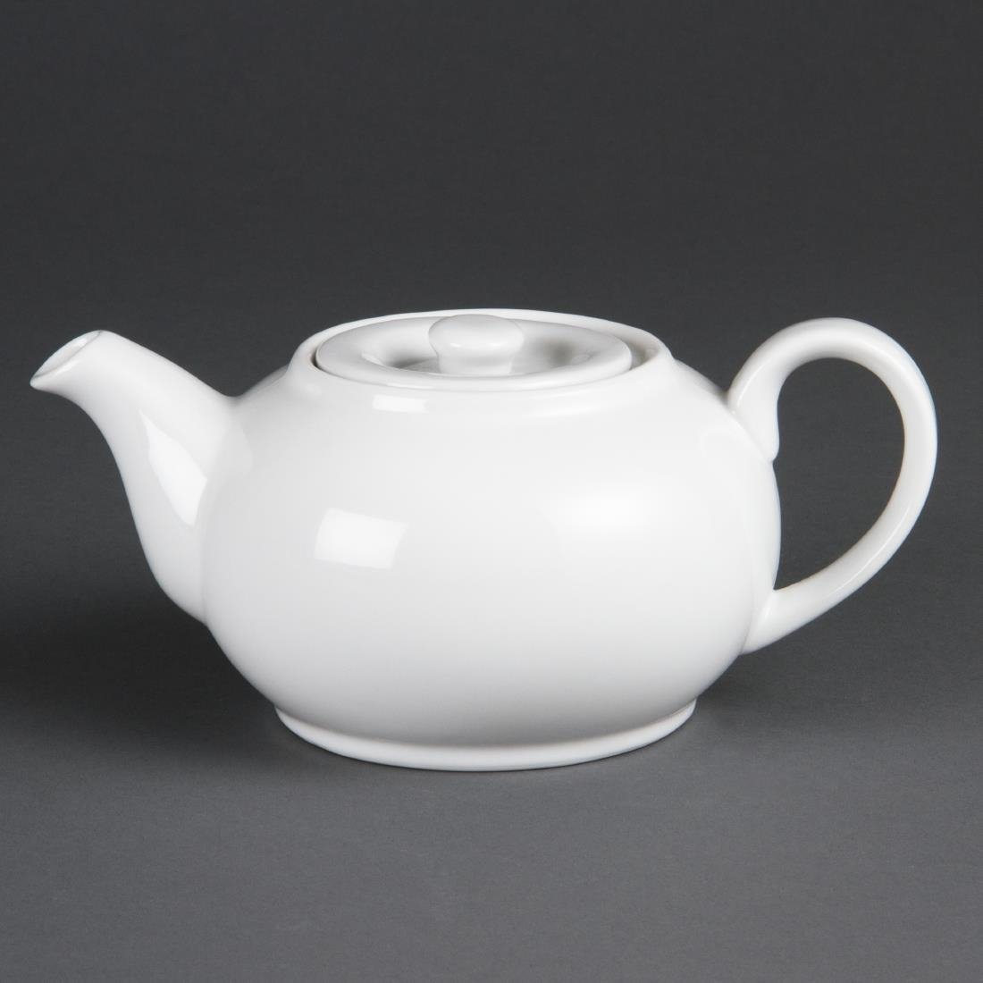 Olympia Whiteware Teapot - 4cup 30oz (Box 4)