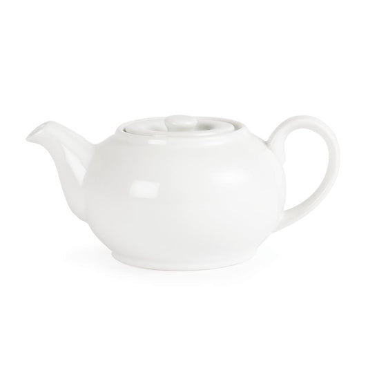 Olympia Whiteware Teapot - 2cup 15oz (Box 4)