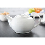 Olympia Whiteware Teapot - 4cup 30oz (Box 4)