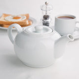 Olympia Whiteware Teapot - 4cup 30oz (Box 4)